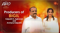 Kalpathi S. Aghoram & Archana Kalpathi's Speech | Bigil Audio Launch ...