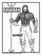 Aquaman Joseph Jason Namakaeha Momoa Coloring page Printable
