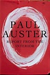 Report from the Interior (ebook), Paul Auster | 9780805098594 | Boeken ...