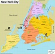 New York City Map (NYC) | Maps of Manhattan, Brooklyn, Queens, Bronx ...