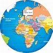 Where is Italy? world globe
