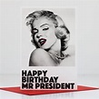Tarjeta de Felicitación Happy Birthday Mr President
