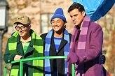 Blue's Clues Hosts Joe, Steve and Josh Unite for Thanksgiving Parade ...