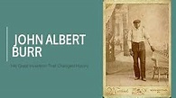 June 7 1905- John Albert Burr - American Champions 365