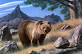 Bears Brown Painting Art Animals bear wallpaper | 2330x1535 | 348750 ...