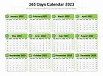 365 Days Calendar 2023 | Presentation Graphics | Presentation ...