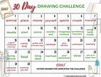 30 Day Drawing Challenge 2021 - kiddycharts.com