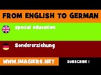 DEUTSCH ENGLISCH = Sondererziehung - YouTube