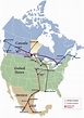 Map Of Canada Us Border Crossings - Maps of the World
