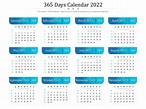 365 Days Calendar 2022 | Presentation Graphics | Presentation ...