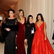 Kris Jenner con sus hijas Khloe, Kourtney y Kim Kardashian en la fiesta ...