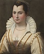 Portrait of Camilla Martelli: painting by Baccio Lomi Gentileschi