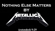 Nothing else matters (extended) - Metallica - YouTube