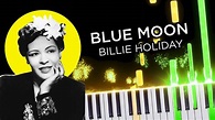 Blue Moon (Billie Holiday) - Piano Tutorial - YouTube