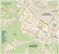 Mapas y planos del Departamento de Rivera para descargar