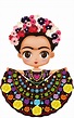 Dibujo Caricatura Frida Kahlo - Nuestra Inspiración