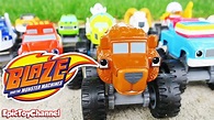 BLAZE AND THE MONSTER MACHINES Race + Grizzly Bear Truck a Blaze Parody ...