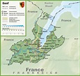 Canton of Geneva map with cities and towns - Ontheworldmap.com
