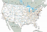 Mapa De Carreteras De Estados Unidos United States Map State Map Map ...