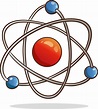 vector illustration graphic cartoon of atom molecular science 24644206 ...