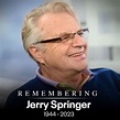 Legendary Talk Show Host Jerry Springer Dead at Age 79, Family ...
