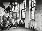Pablo Picasso working on the painting Guernica, 1937, photo Dora Maar ...