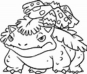 Venusaur Coloring Page at GetColorings.com | Free printable colorings ...