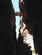 Chockstone in Tapeats gorge, Muav Canyon
