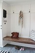 Rustic Small Mudroom Bench Ideas (53) - insidecorate.com | Mud room ...