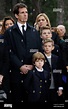 Il principe Pavlos della Grecia con i suoi figli. In occasione del ...