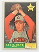 1961 Ken Hunt Cincinnati Reds Topps #556 Rookie Card HI# | Property Room