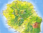 Map of La Reunion