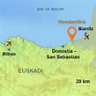 StepMap - Hondarribia Village - Landkarte für Spain