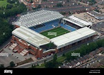 Aerial view of Villa Park in Birmingham home of Aston Villa Football ...