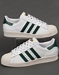 Adidas Superstar 80s Trainers White/Green,originals,shell toe,shoe