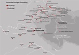 Karte der KZ-Außenlager | Dokumentationszentrum Reichsparteitagsgelände