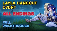 Layla Hangout Event - Ever Silent Stars | All Endings and Achievements ...