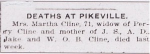 Martha Adkins Cline (1849-1920) - Find a Grave Memorial