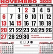Novembro 2022 Calendário - Imagem Legal
