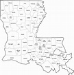 Louisiana Map With Counties | Paul Smith