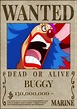 Buggy Wanted Poster Update in 2022 | Poster, Gambar