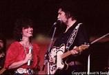 Waylon Jennings and Jessie Colter at the Willie Nelson picnic July 3 ...