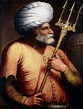 Portrait des osmanischen Herrschers Khair-ad-Din Barbarossa von ...