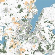 Schwarzplan & Lageplan von Kiel zum Download als PDF, DWG Plan