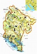 Big tourist map of Montenegro. Montenegro big tourist map | Vidiani.com ...