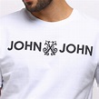 Camiseta John John Logo Masculina - Branco | Netshoes