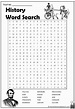 Us History Word Search Printable - Printable Blank World