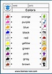 Primary Colors Worksheets