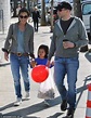 Jon Cryer and wife Lisa treat daughter Daisy to a balloon on a day out ...
