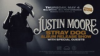 Join The Justin Moore Livestream to Celebrate The Upcoming Stray Dog Album